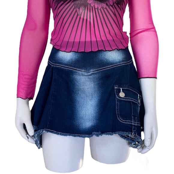 Dolls Kill Dresses & Skirts - Generation Kiss | NWT’s Cyber Y2K 2000’s asymmetric mini pleated skirt